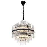 Vencha Lighting Lighting Chloe Glass Pendant Light 13Lt in Black, Gold Lights-For-You 5510250